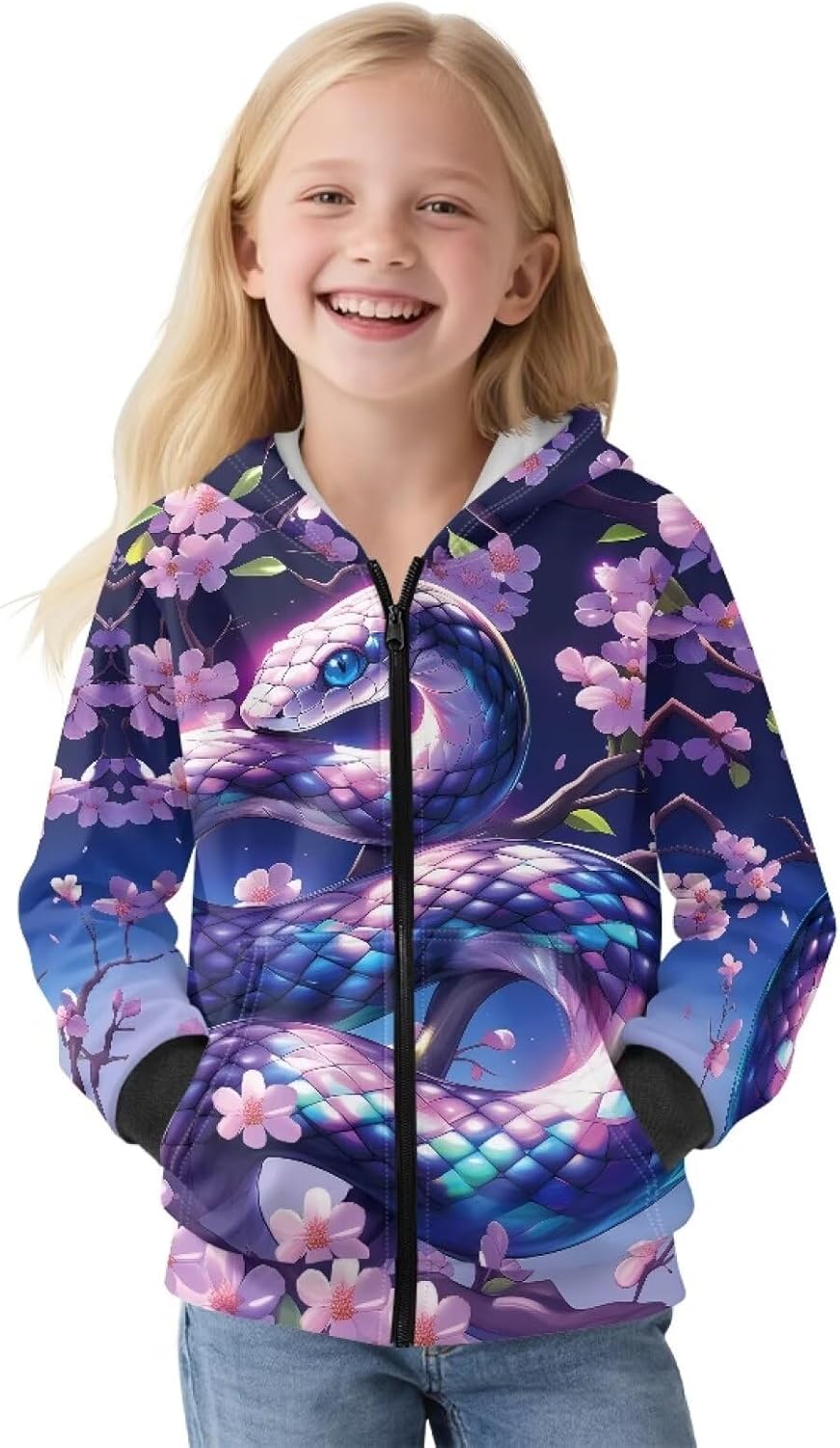 Girls Sweatshirts 6-16 Warm Girls Hooded Clothes with Pocket Fleece Soft Hoodie Sweatshirt for Kids and Toddlers