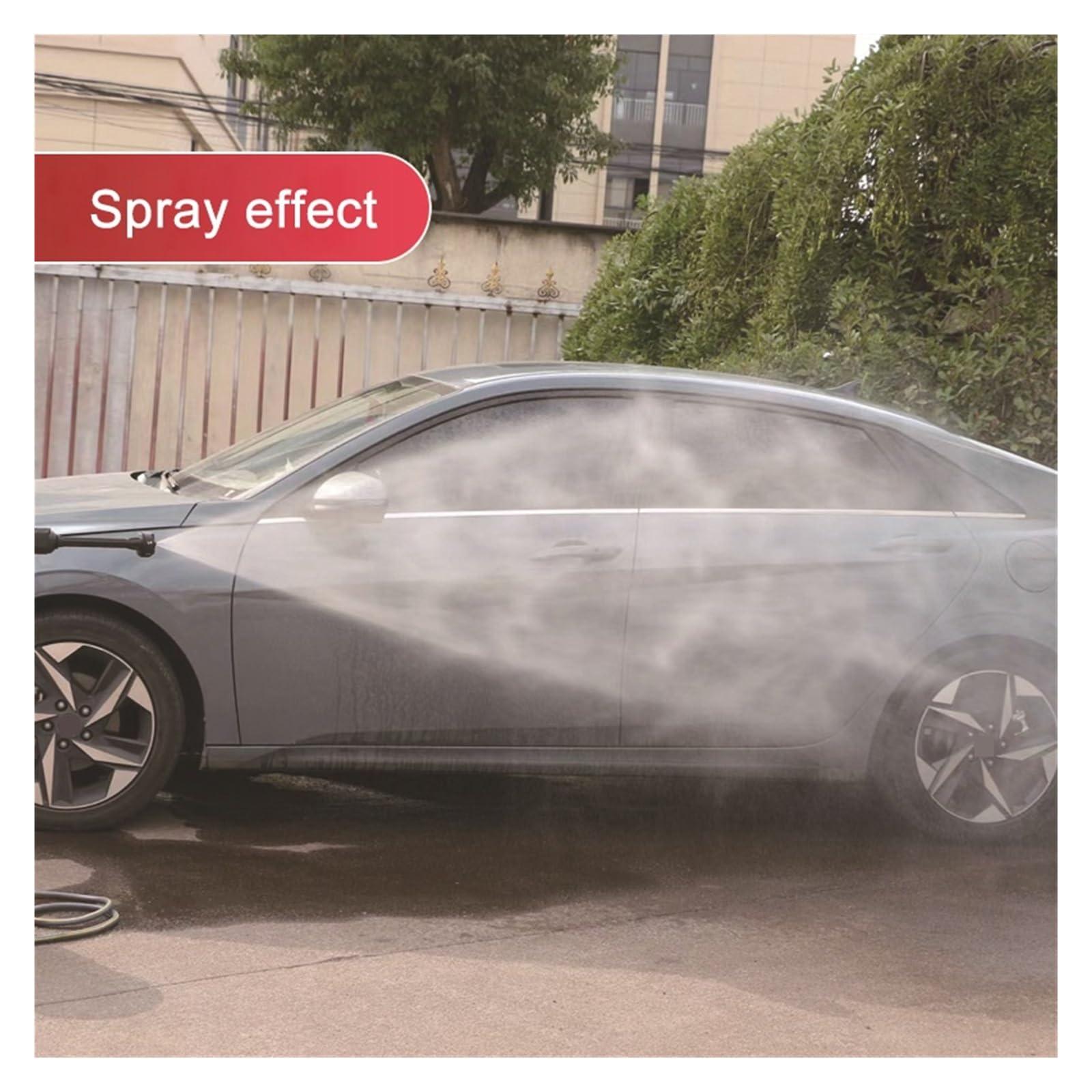 Lavadora De Coche Alta Presión 30000mAh con Boquillas Pulverización Multifunción 6 En 1, Pistola Agua Portátil For Lavado For Jardín Doméstico Potente Chorro A PresióN