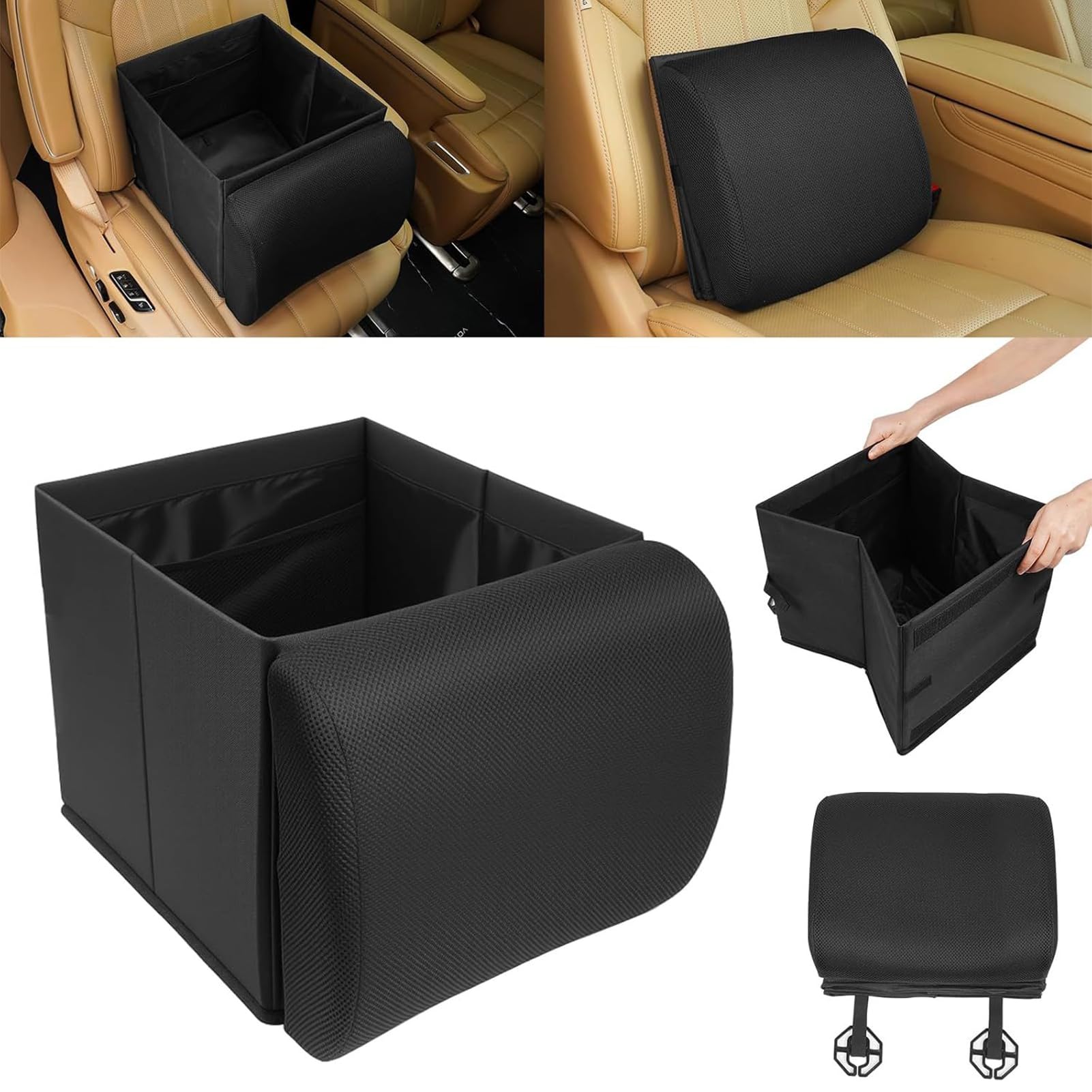 Generisch Organizer per bagagliaio, 30 l, pieghevole | Sistema portaoggetti per auto, per SUV, camion, viaggi, campeggio, borsa della spesa, attrezzi