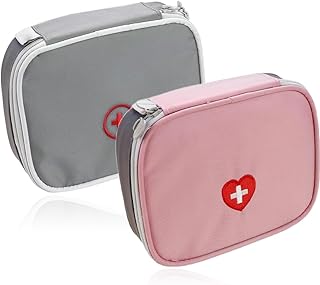 Gesponserte Anzeige – 2 Stück erste hilfe tasche, Erste-Hilfe-Kit, Square Organizer, Mini Carry-On Medizin Tasche, für Hau...