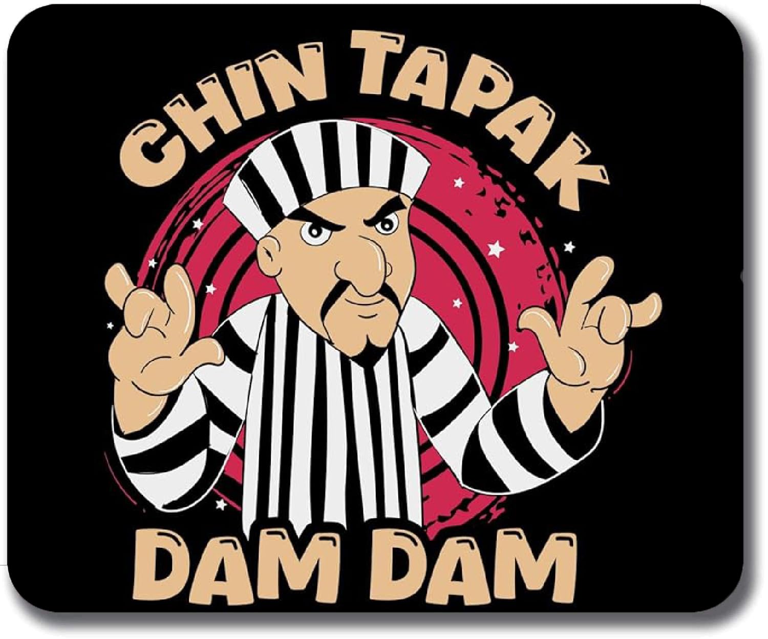 Shopezzz Bazaar Mouse Pad - Computer Chin Tapak Dam Dam Viral Meme Printed  Mousepad with Anti-Slip