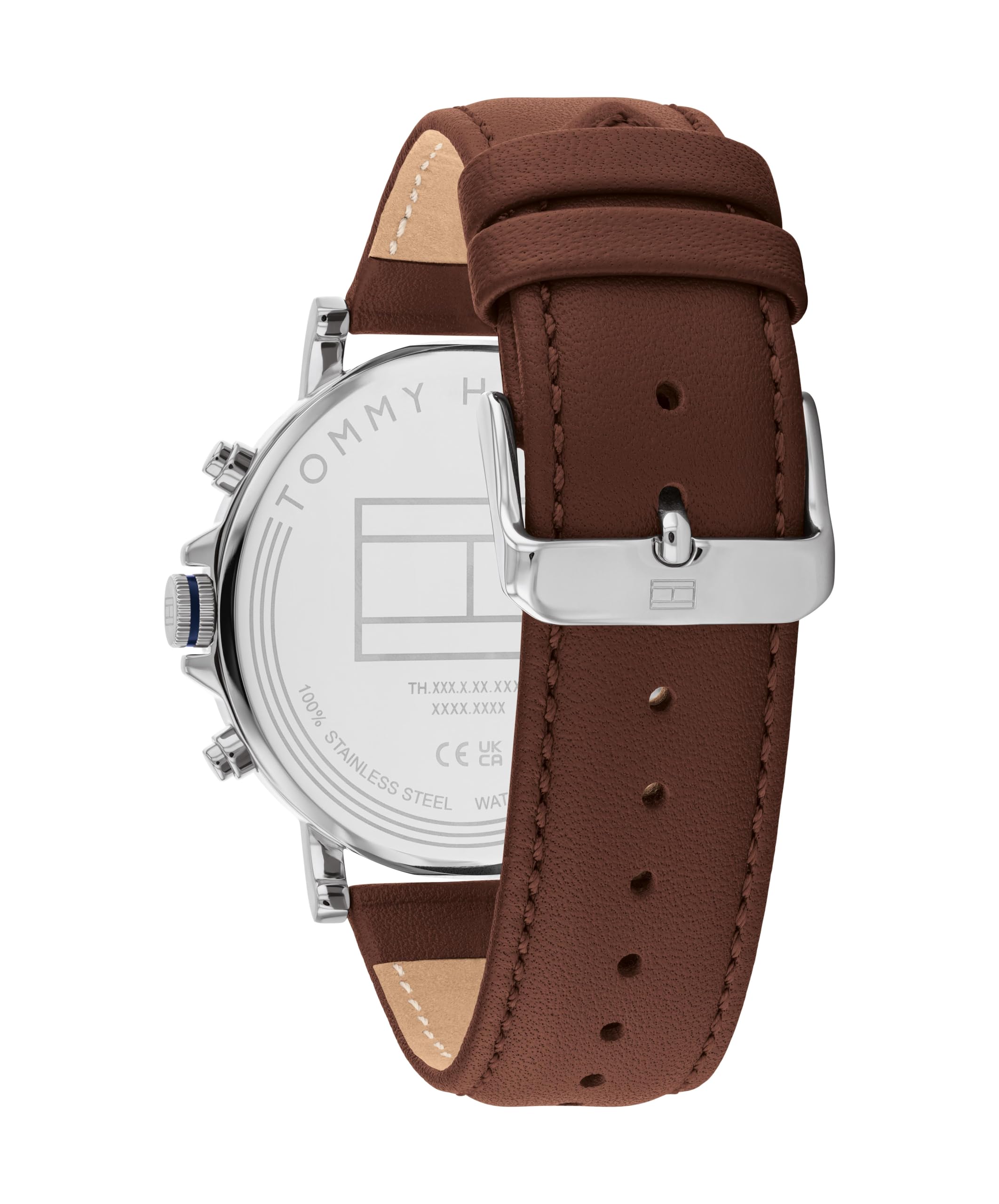 Tommy Hilfiger Multifunktion Analog Quarzuhr für Herren mit Edelstahl- oder Lederarmband