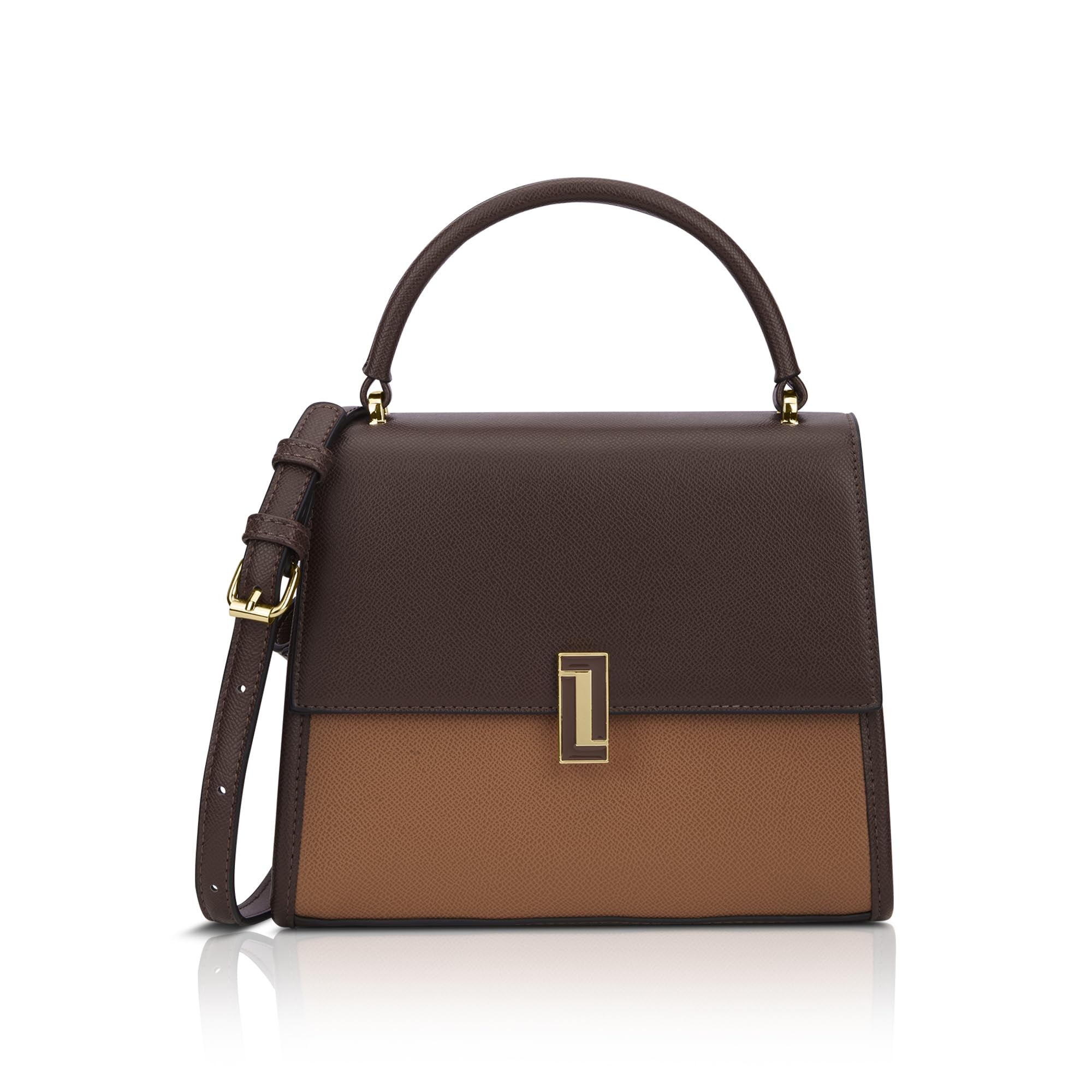 lavie luxe Women's Monogram Merci Satchel Handbag | Satchel Bag for Work | Ladies Purse | Stylish Shoulder Bag | Gift For Women-picture-51