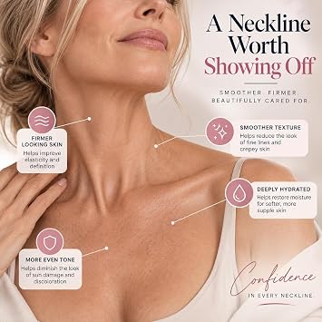 Kleem Organics Firming Neck Cream for Sagging Skin with Retinol & Panthenol