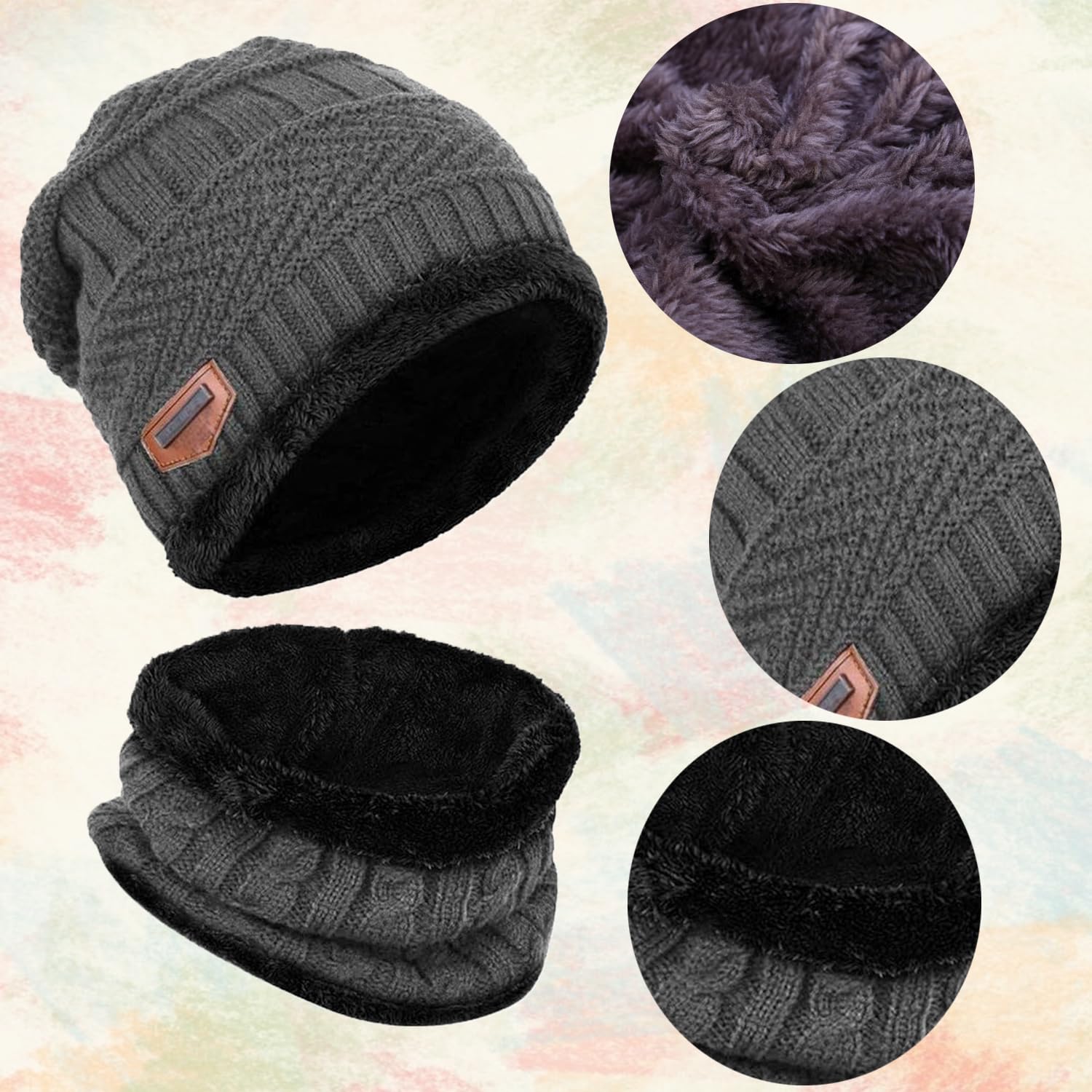 Zimowy ocieplacz na szyję, czapka zimowa dla dzieci, zimowa czapka z dzianiny i szalik, czapka zimowa dla dzieci, czapki beanie chłopiec dziewczynka