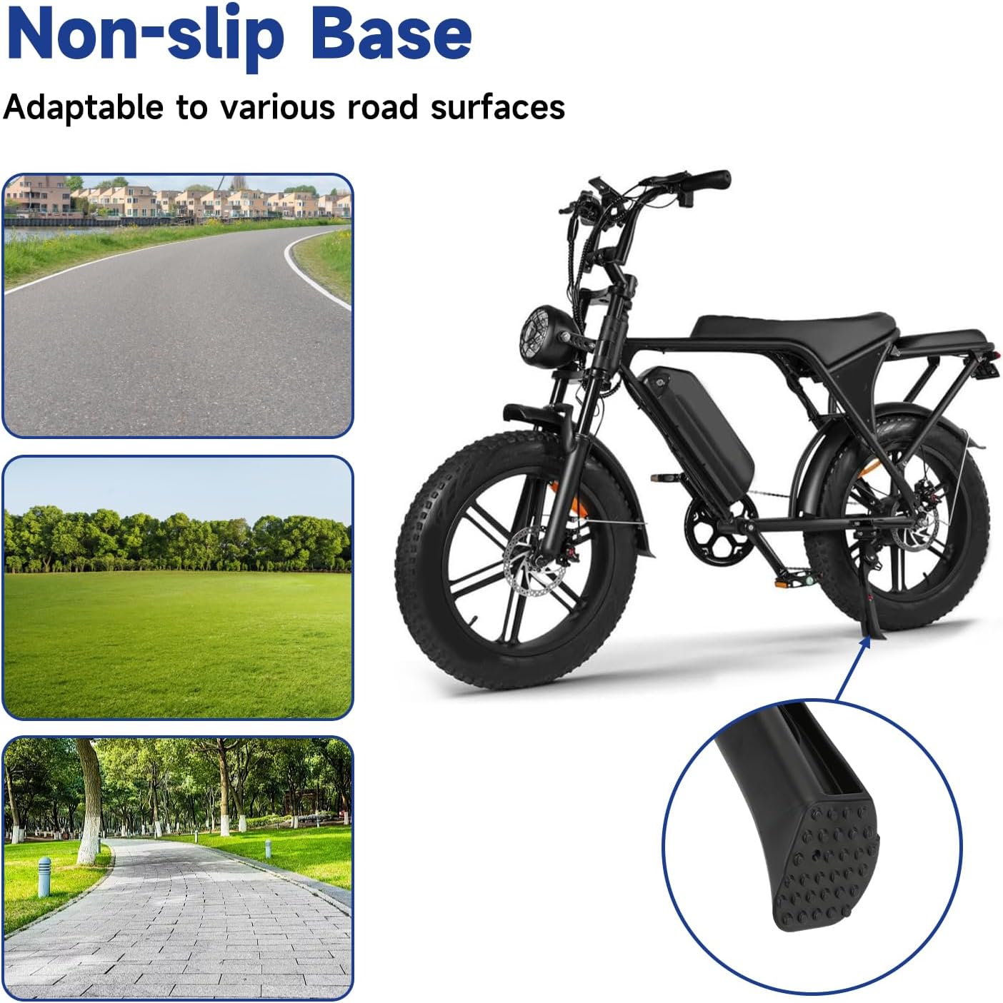 Universal Ebike Kickstand for Ridstar Q20 Pro Lite Electric Bike