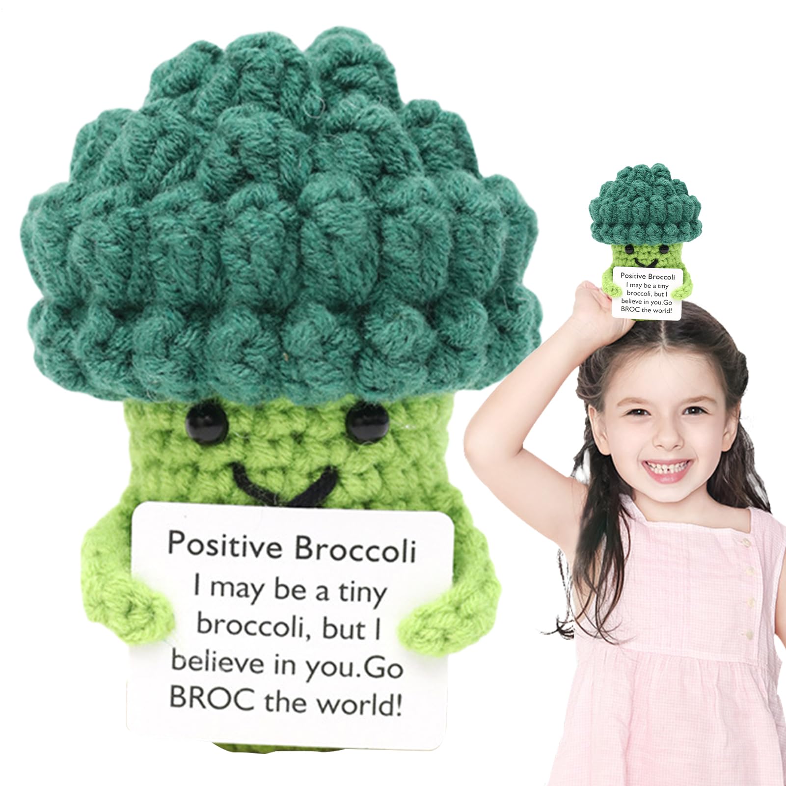 Positive Motivante Brocoli Jouet Déco Bureau Étudiant Enseignant Infirmier Anniversaire Noël