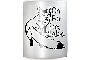 OH FOR FOX SAKE Vinyl Decal Sticker - Fox Color of Your Choice
