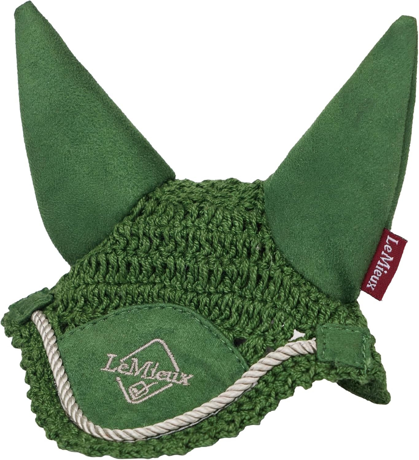LeMieux Toy Pony Ear Bonnet for Toy Pony - Handmade Crochet - Super Soft - 3 Years + - Gift for Kids - Hunter Green