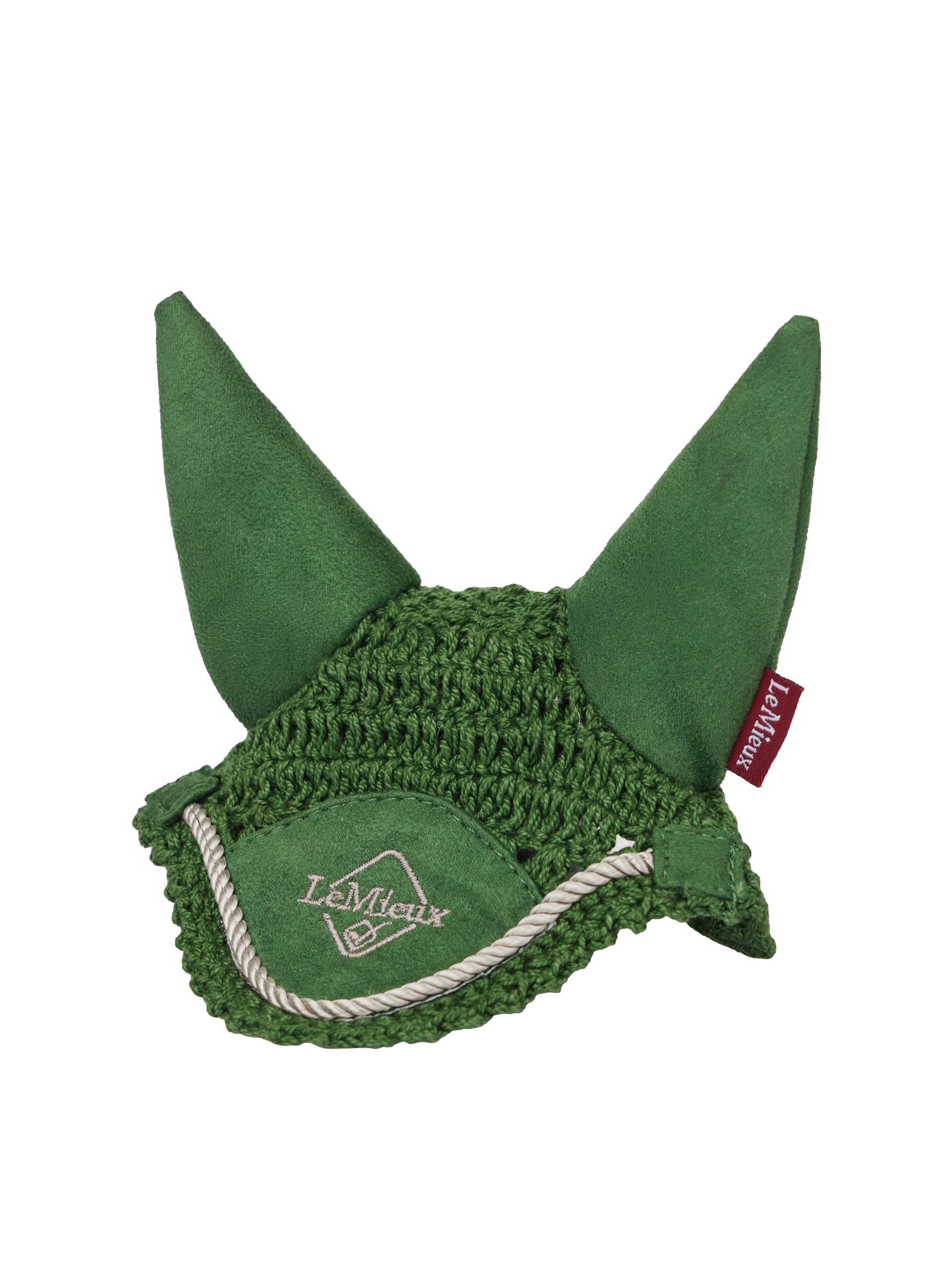 LeMieux Toy Pony Ear Bonnet for Toy Pony - Handmade Crochet - Super Soft - 3 Years + - Gift for Kids - Hunter Green