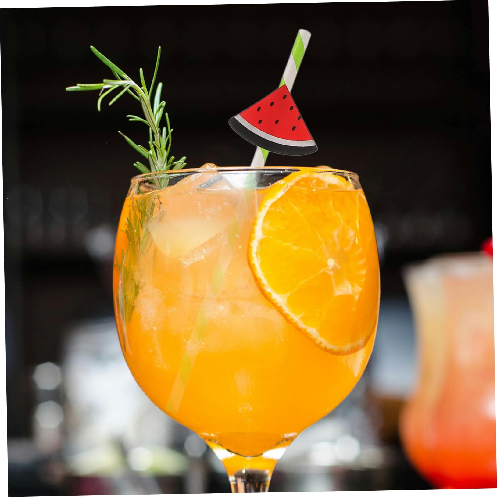 4 Set Cannucce Tema Anguria Per Compleanno Cocktail E Bevande Decorazioni Per Celebrazioni 40 Pezzi*4