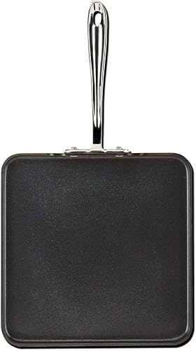 Miniatura 4 de All-Clad HA1 - Plancha antiadherente anodizada dura de 13 x 20 pulgadas, utensilios de cocina negros y HA1 plancha antiadherente anodizada dura de