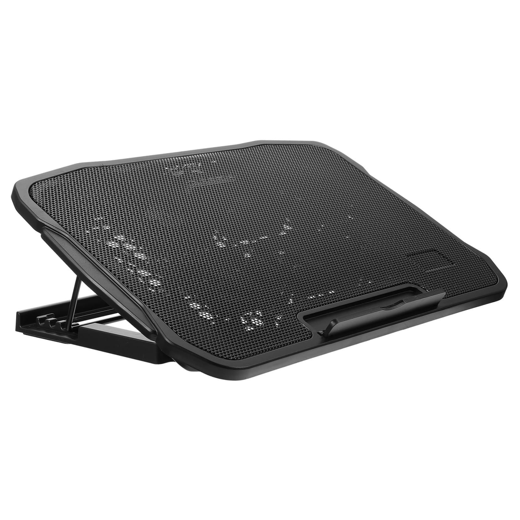 Soporte para Portátil con Ventilador Ajustable Base Ergonómica para Disipación de Rápida Notebook Refrigerador Multifuncional para Uso Doméstico y Oficina