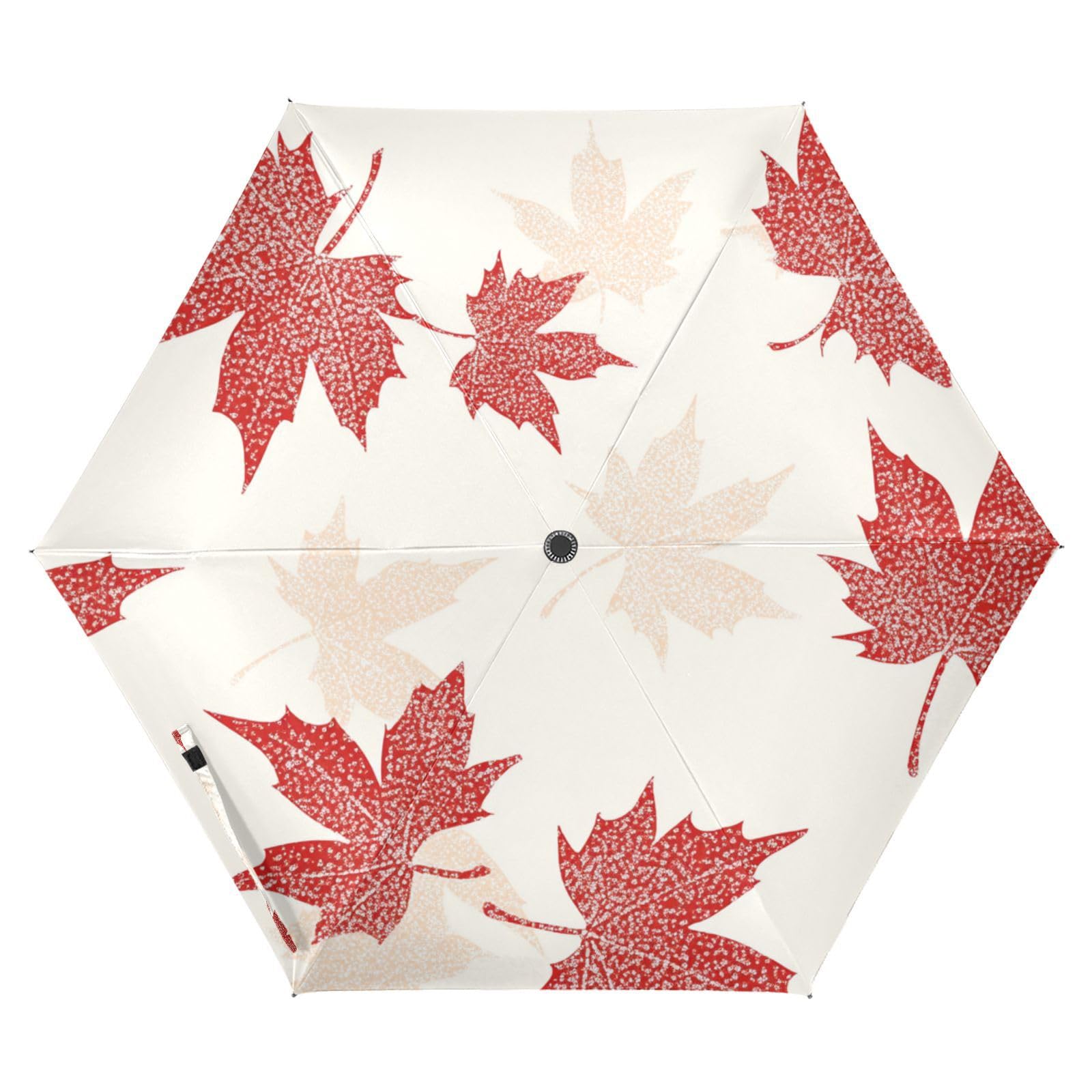 EtherSpher Red Maple Fall Leaves kids umbrella girls 8-10 39 Inch Uv Defence auto open close umbrellas for rain heavy for Good for Car, Golf, and On-the-Go Outdoor Defence Accessories sombrillas para
