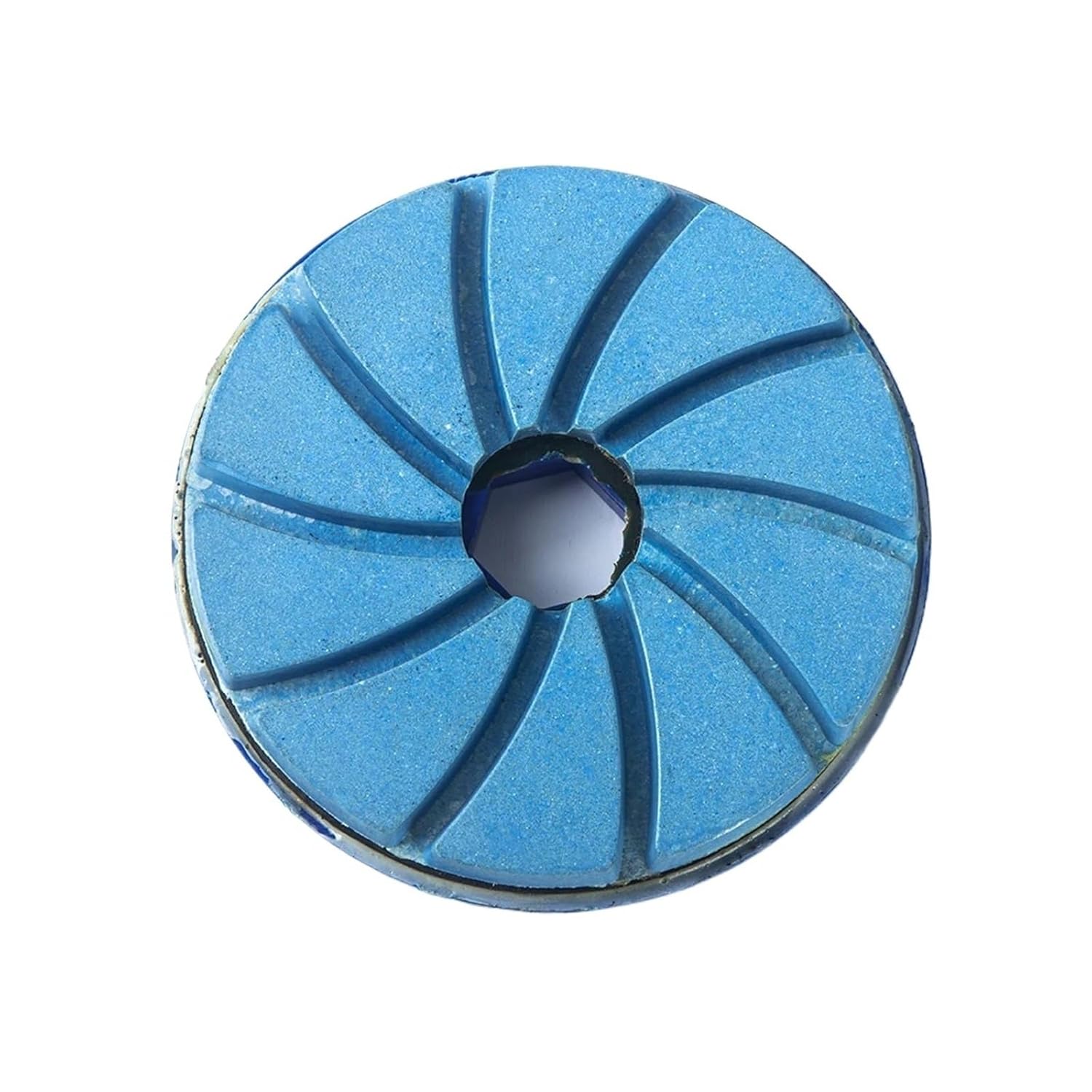 7Pc 100mm Snail Lock Diamond Granite Marble Buffing Stone Marble Polishing Pads Concrete Floor Polishing Pad Edge Grinding Wheel(50)