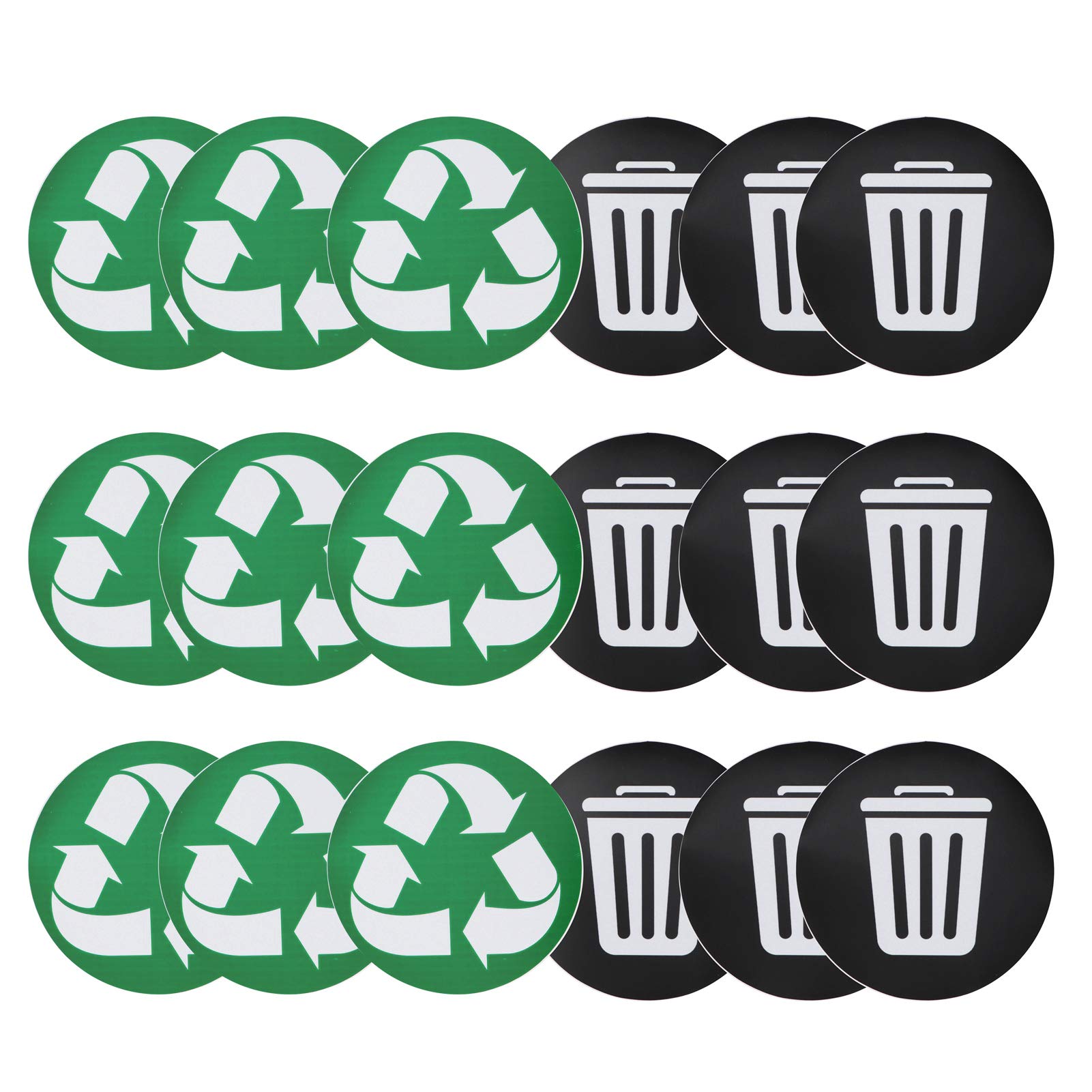 Buy Reusable Recycle Sticker, Self‑Adhesive 18Pcs Compost Sign Decal