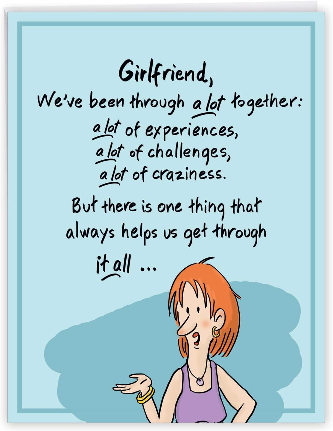 NobleWorks Jumbo Funny Birthday Card - 8.5x11 Inch Bunny Selfies Humor Card