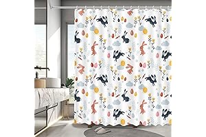 MEHOFOND Easter Shower Curtain: A Vibrant Splash of Springtime Joy