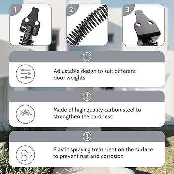 Amazon.co.jp: JZVXX 14インチ セルフクローズ ゲートスプリング