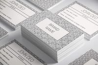 Vista 15 de Tarjetas de visita personalizadas de primera calidad, 250 tarjetas de diseño elegante y brillante papel metálico de 3.5 x 2 pulgadas, diseño