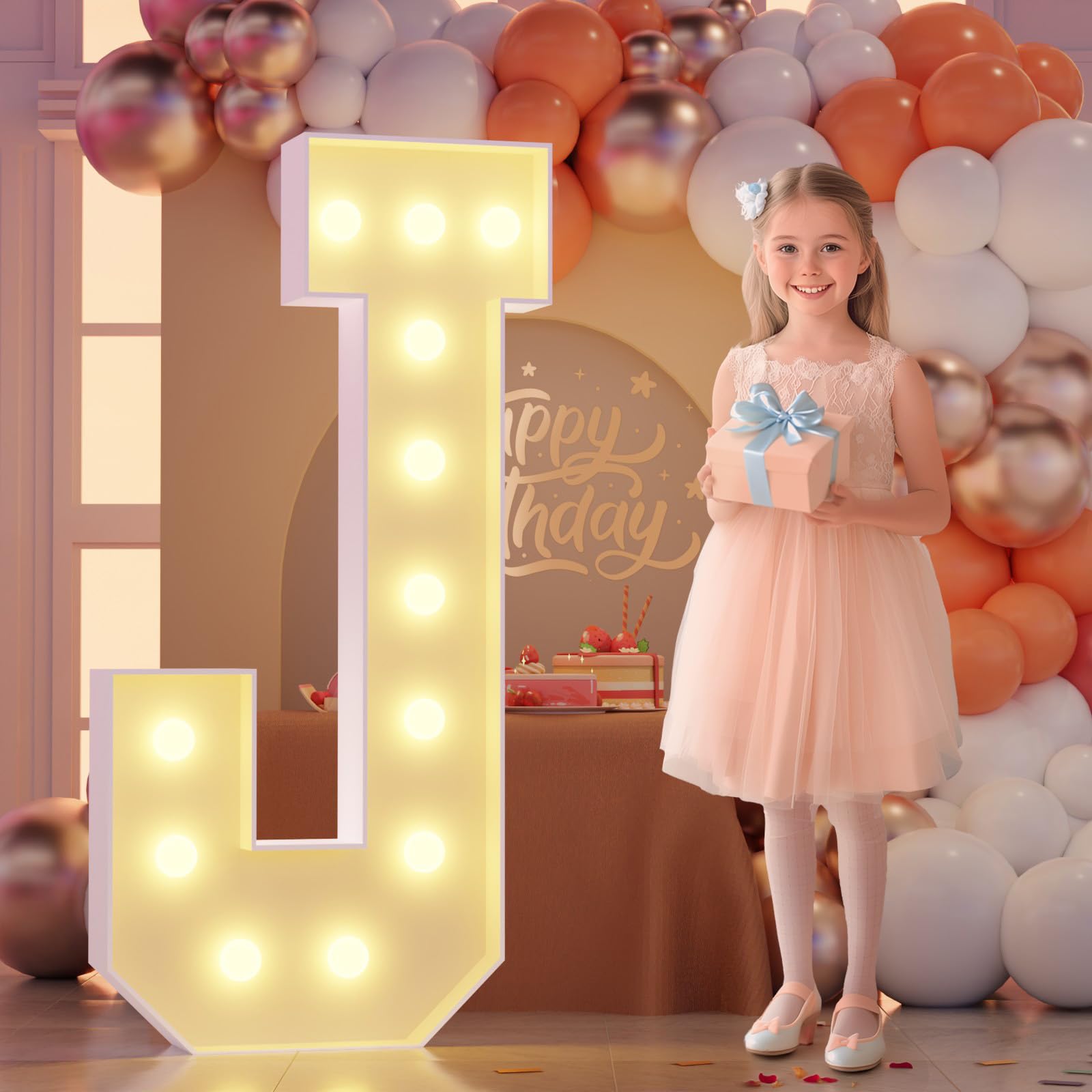 Amazon.com: Marquee Light Up Letter J: Large 4FT Marquee Letters for Party  Decoration, Alphabet Sign for Birthday Marry Me Wedding Engagement  Graduation Decor, Assembly Needed : Home & Kitchen