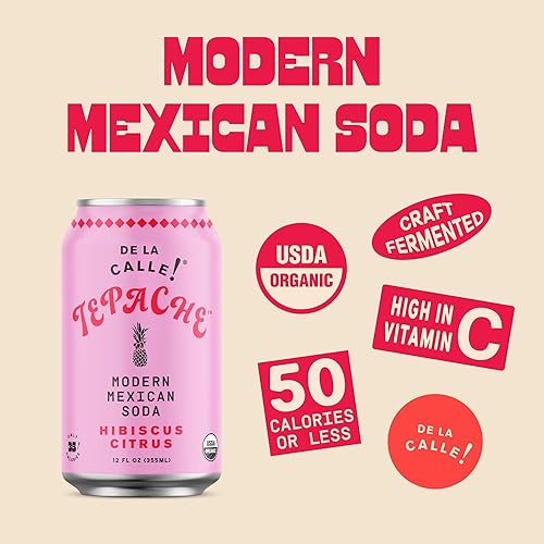 Miniatura 38 de De La Calle Tepache - Lima de pomelo - Soda mexicana moderna - Bebida espumosa de piña fermentada artesanal - Orgánica certificada, rica