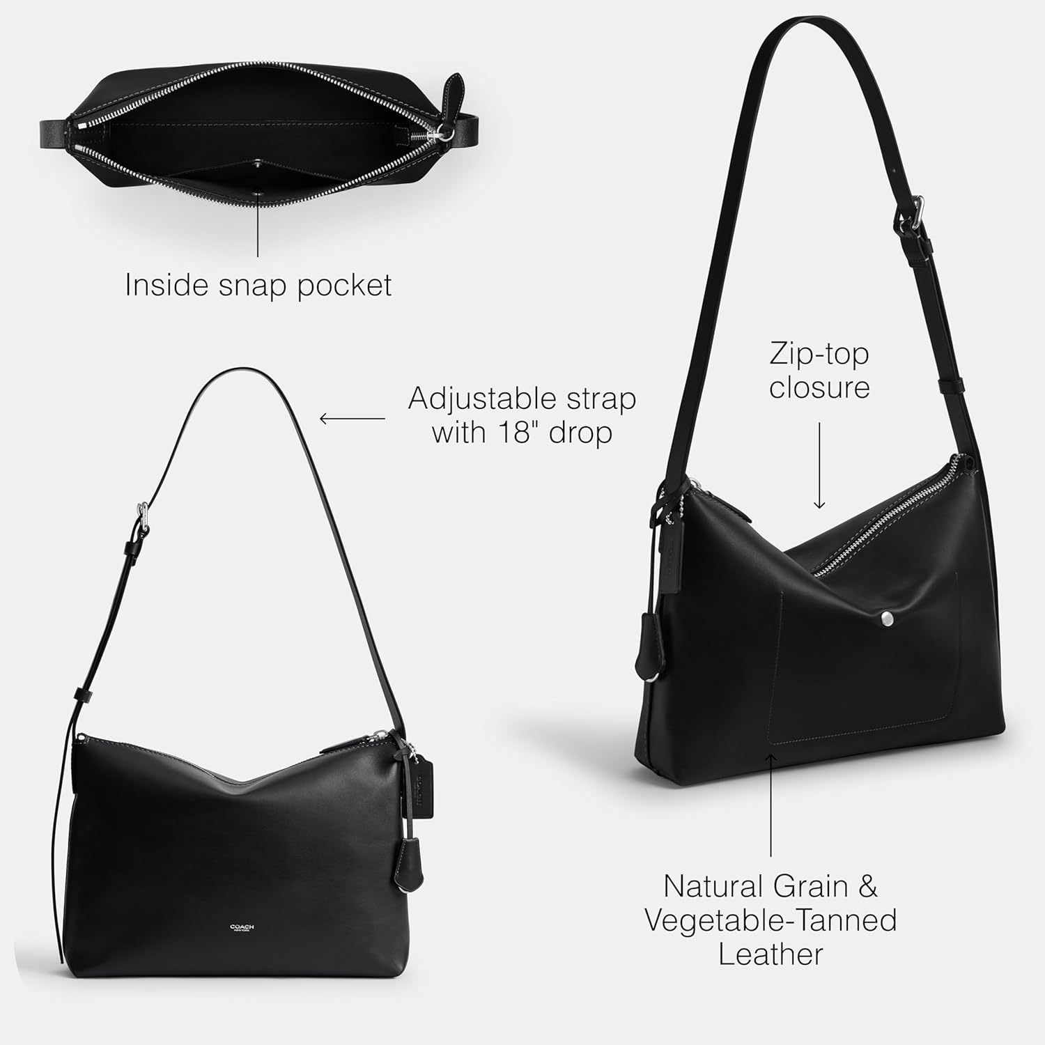 COACH mens Mott Messenger 33 - Image 3