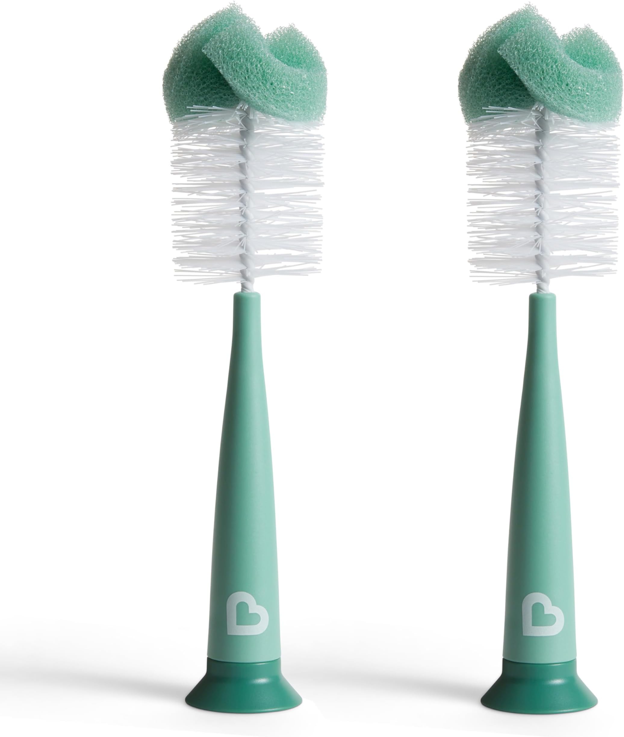 Munchkin® Sponge™ Bottle Brush, Modern Design, 2 Pack, Sage