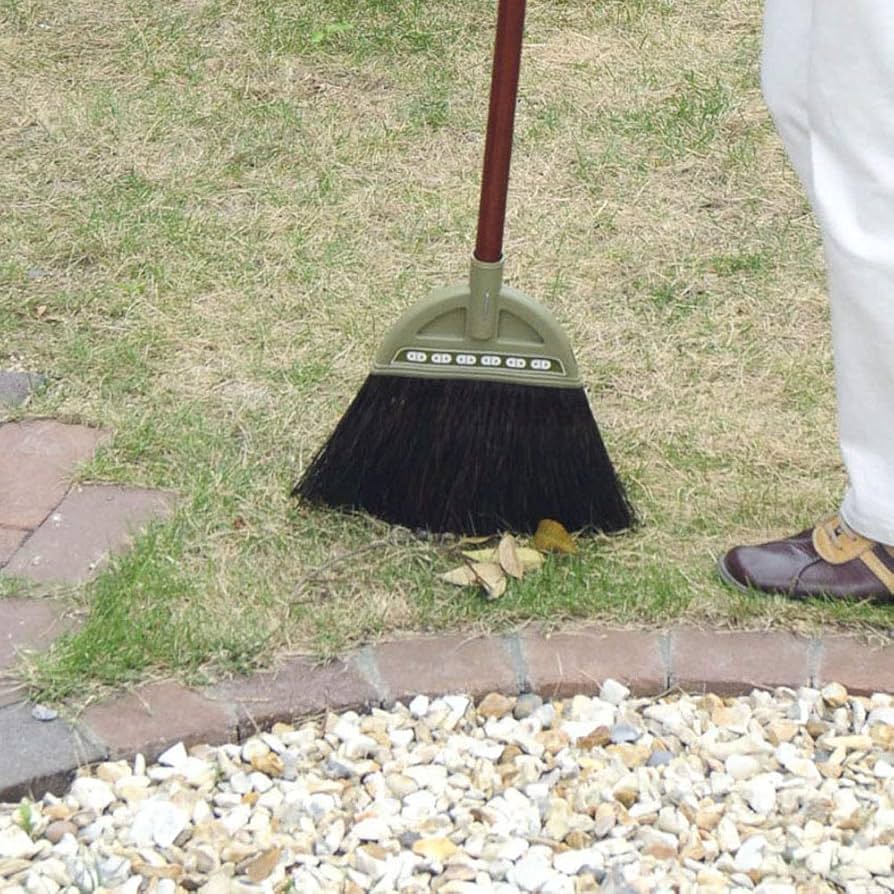Amazon.co.jp: アズマ 外ほうき コンポニワニワ長柄 穂幅27cm 全長