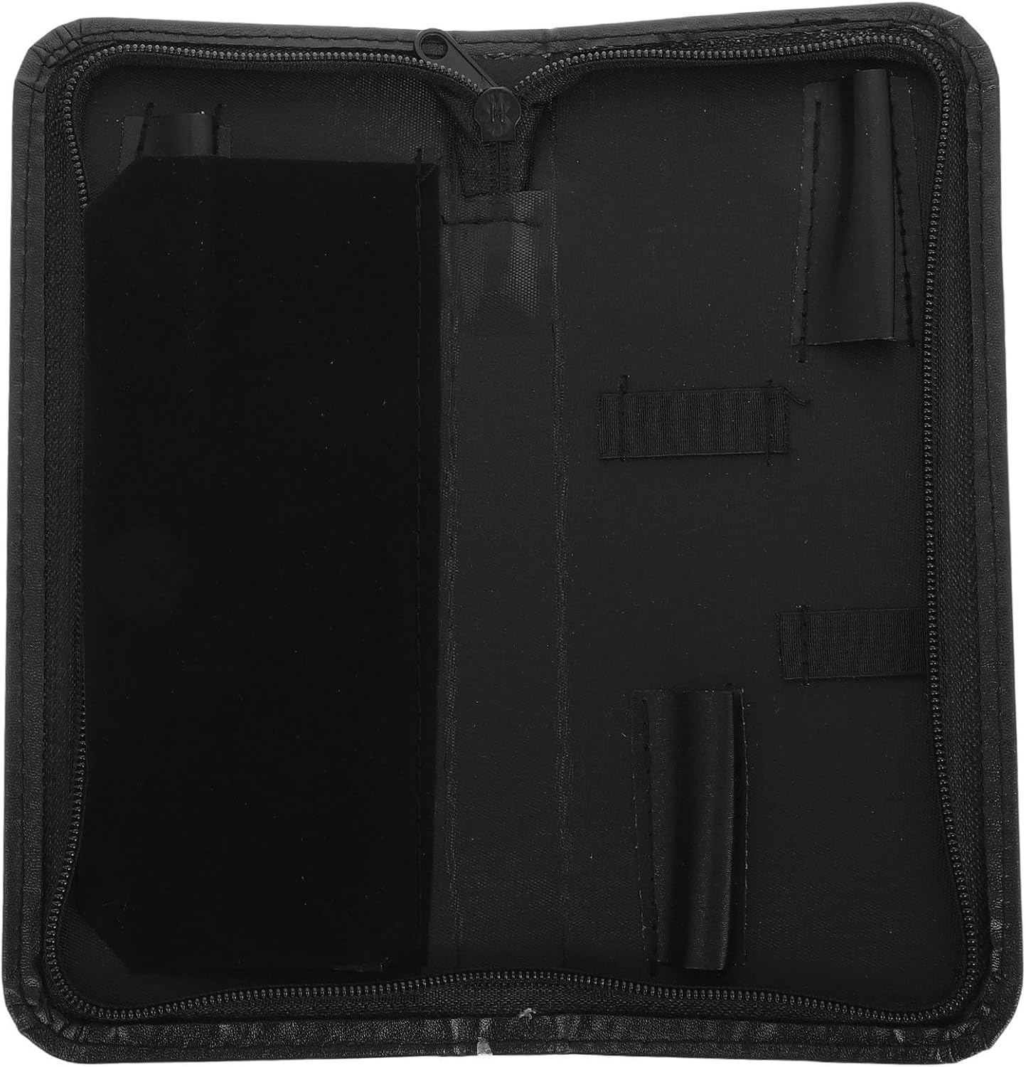 Waterproof Lightweight Hairdresser Scissor Pouch with Multiple Compartments, Fabric and Artificial Leather Barber Carrying Case for On-the-go Use