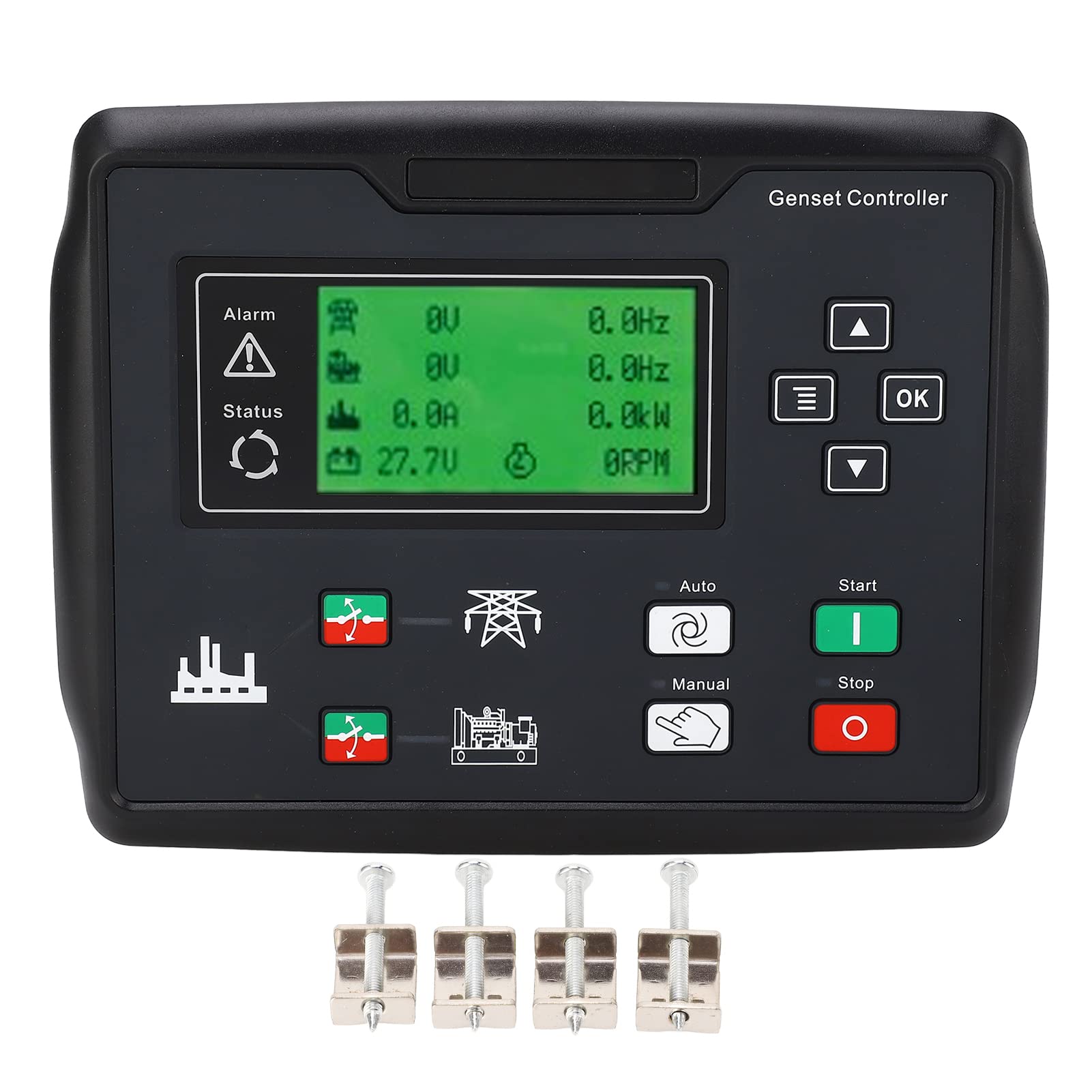 Controlador de Generador Diésel, Tecnología de Micromecanizado de Arranque Automático con Soporte en Varios Idiomas, para Sistemas de Control Automático Industrial