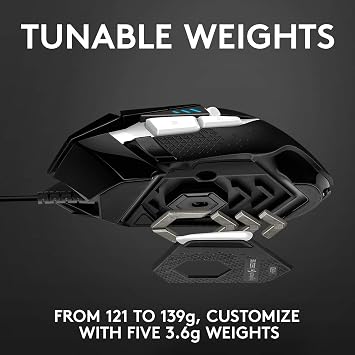 Logitech G502 SE Hero High Performance RGB Gaming Mouse with 11 Programmable Buttons