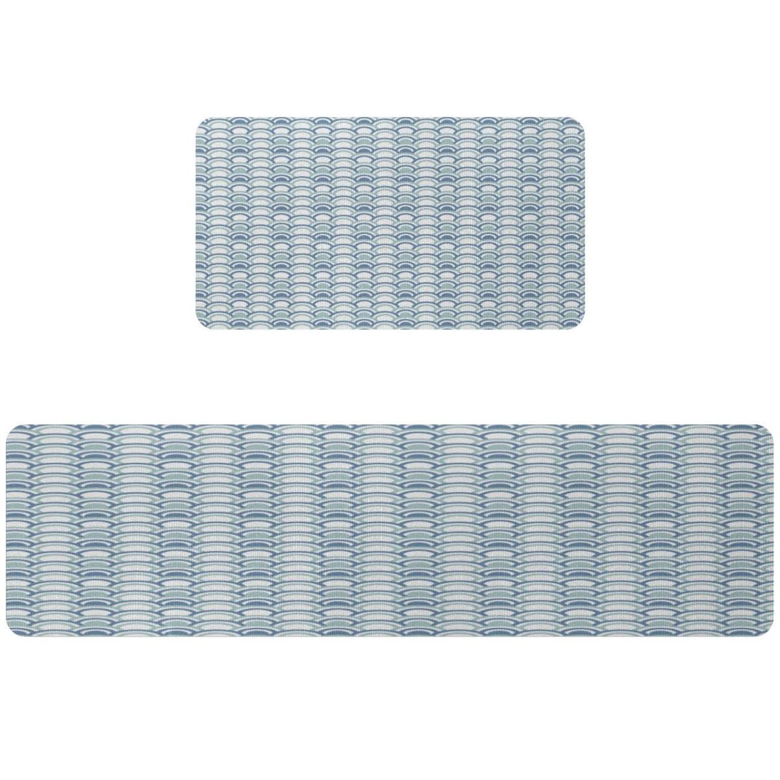 Alfombrillas de cocina lavables VAPOKF juego antideslizante de 2 piezas