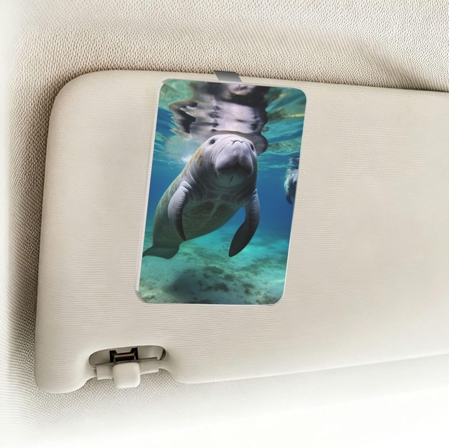 Animal Sea Picture Holder Acrylic Car Visor Photo Clip
