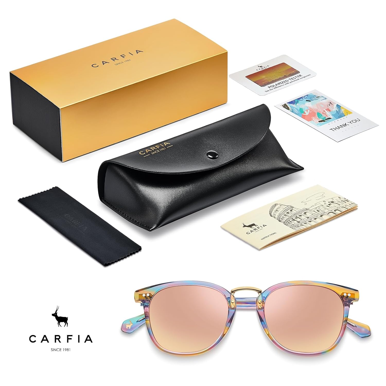 Óculos de Sol CARFIA CA5015 Feminino – Redondo em Acetato para Rostos Pequenos com Lentes Polarizadas e Ponte Metálica Retrô e Moderna em promoção! Veja a oferta e mais achadinhos de Óculos de sol 6 Hoje é o melhor dia para comprar Óculos de Sol CARFIA CA5015 Feminino – Redondo em Acetato para Rostos Pequenos com Lentes Polarizadas e Ponte Metálica Retrô e Moderna com aquele preço maroto! Promoção! Aproveite a oferta! 6