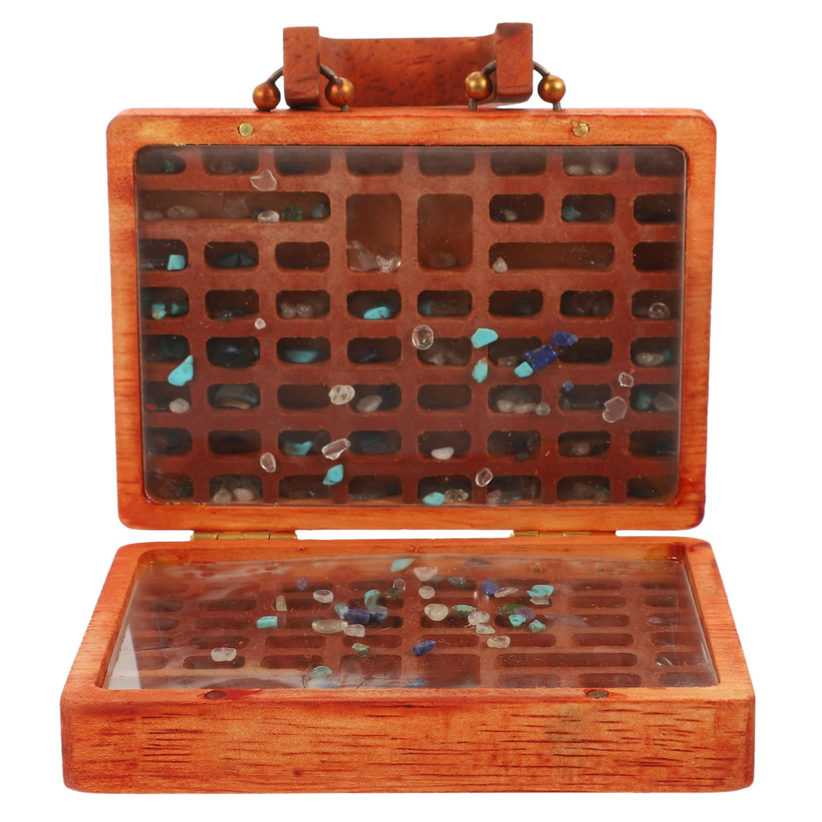 Coffret de rangement pour pierres et cristaux : le cadeau vintage idéal