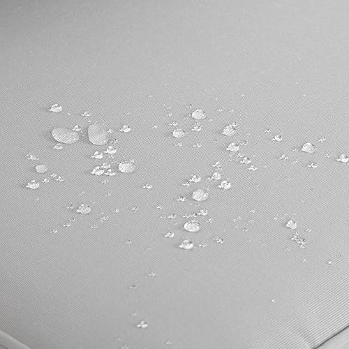 Miniatura 5 de ARTPLAN Juego de 2 cojines de asiento profundo para exteriores para silla de mimbre, asiento 24 x 24 x 4 pulgadas, respaldo 22 pulgadas de ancho x