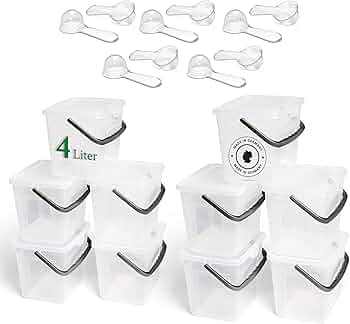 Novaliv Lot de 2 boîtes de rangement sans couvercle - 27 l