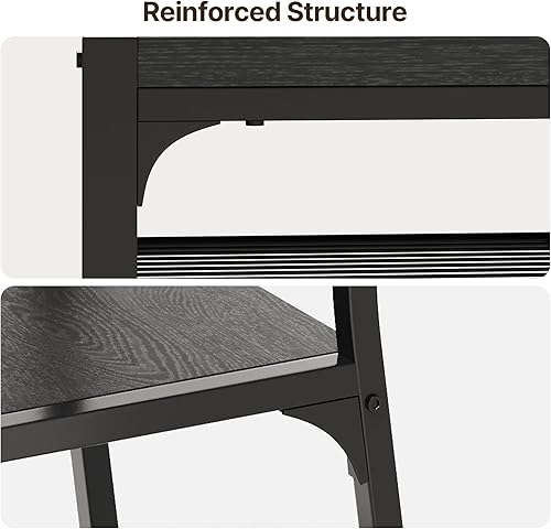 Miniatura 9 de Gizoon Juego de mesa de comedor para 6 personas con sillas, juego de mesa de cocina de 7 piezas para espacios pequeños, apartamento, cocina,