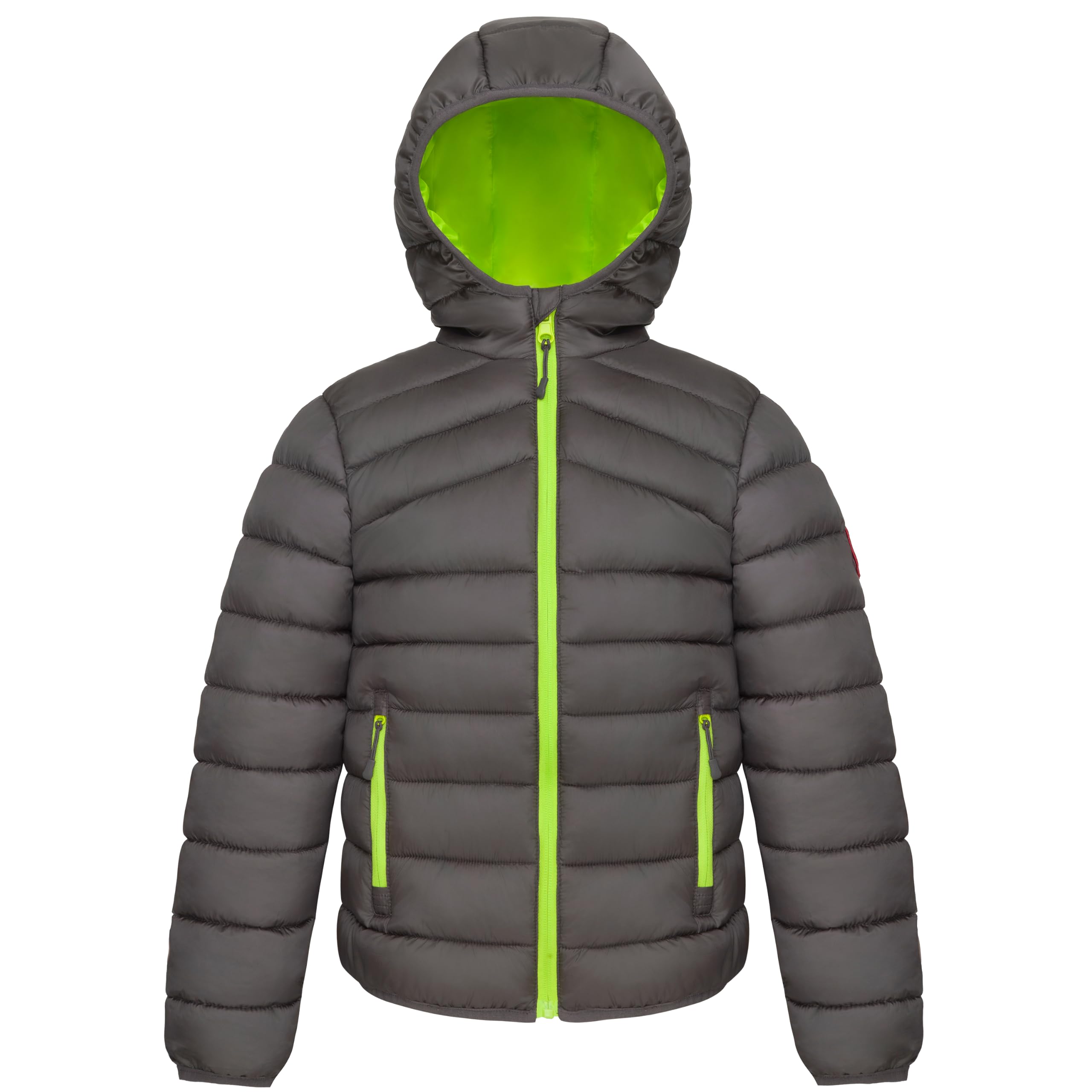 Rokka&amp;Rolla Boys' Reversible Lightweight Water-Resistant Puffer Jacket