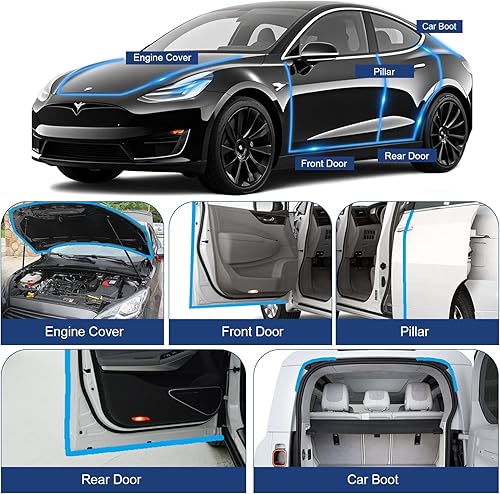 Miniatura 3 de Storystore - Burlete de goma para puertas de auto, barcos, RV, camiones o aplicaciones en el hogar, burlete de clima insonorizado, 25 ft