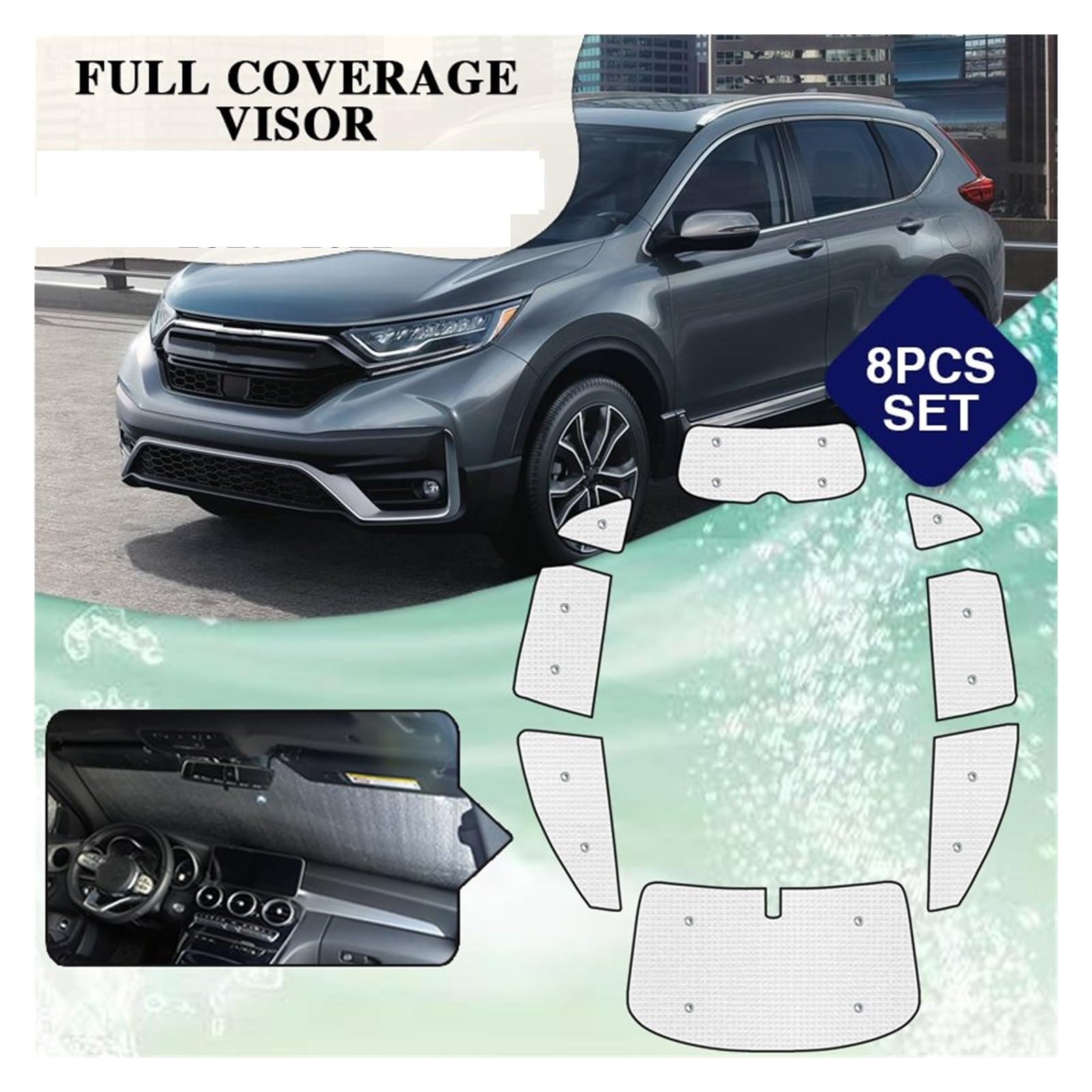 Parabrezza parasole per Ford C-Max CMax 2013 - 2022 parasole parasole copertura parasole blocchi pieghevoli raggi UV mantieni la tua auto più fresca  34