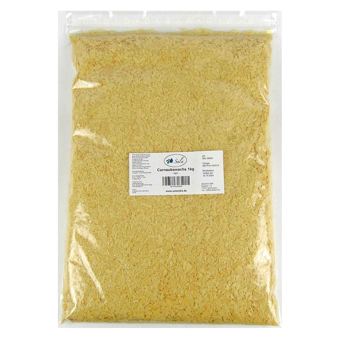 Sala carnauba cera light busta 1 kg 1000 g