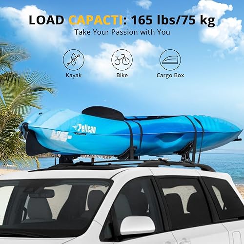 Miniatura 5 de Barra transversal de techo para Jeep Wrangler JK JL Unlimited 2 y 4 puertas, acero resistente para el cuerpo principal Wrangler 2007-2023, barras