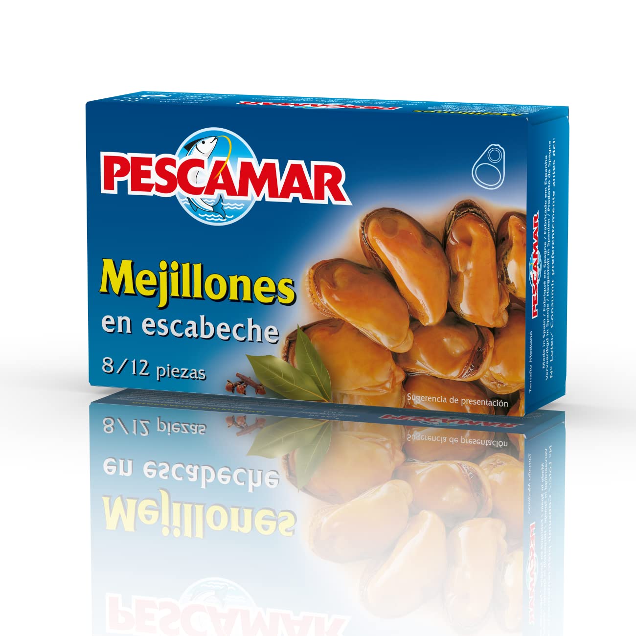 Elazvibes - Eingelegte Muscheln in Sonnenblumenöl mit Knoblauch, Nelken & Pfeffer – Mediterrane Spanische Art, Feinkost, Gourmet-Snack