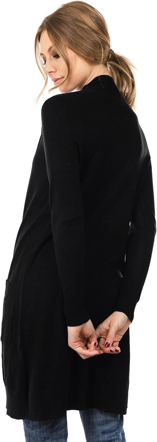 Cielo Women's Long Sleeve Sweater Duster Cardigan - Image 3