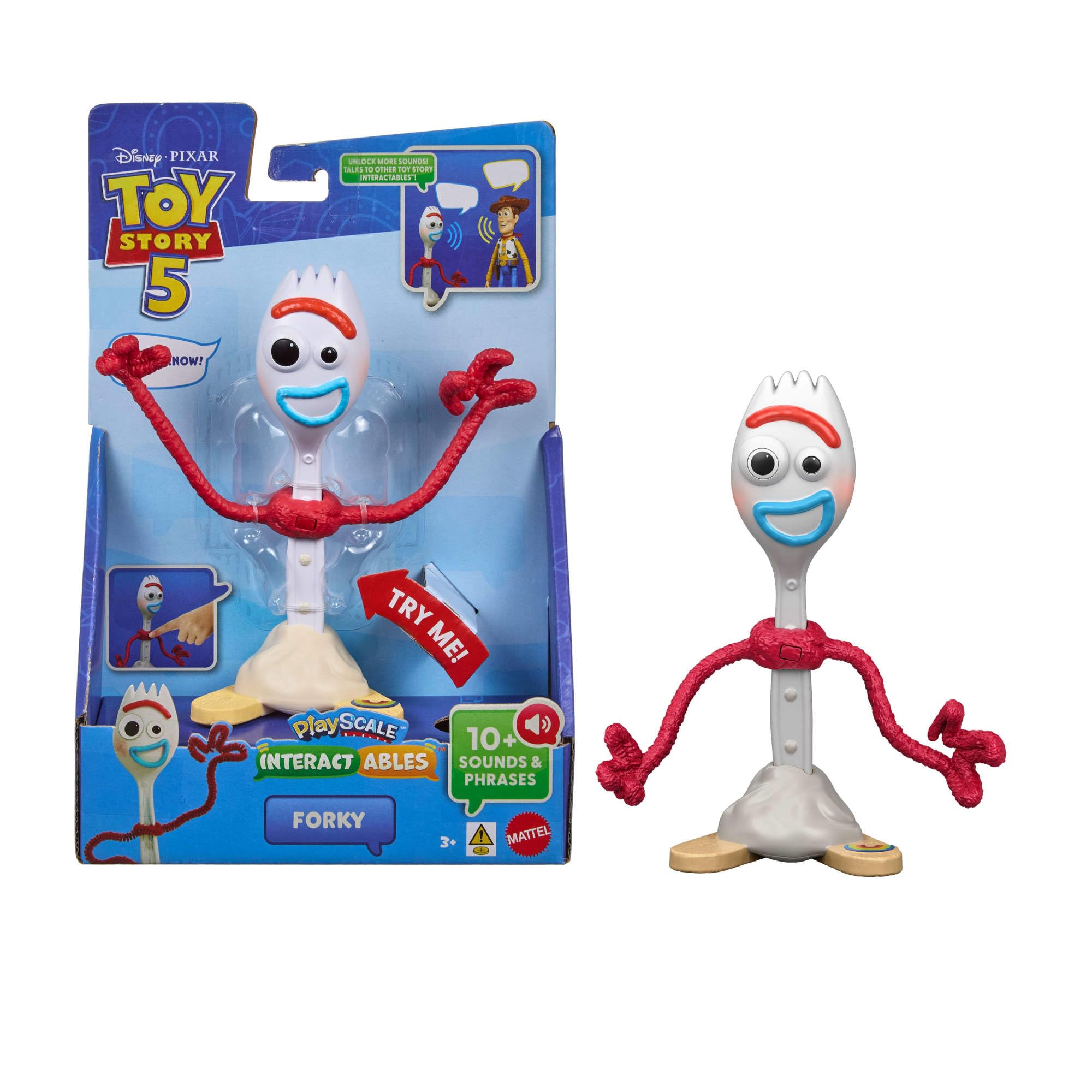 Mattel ​Disney and Pixar Toy Story 5 Interactables Talking Figures, 7 Inch Playscale, Movie Phrases & Converses with Others in Line, Characters Vary, JKV29