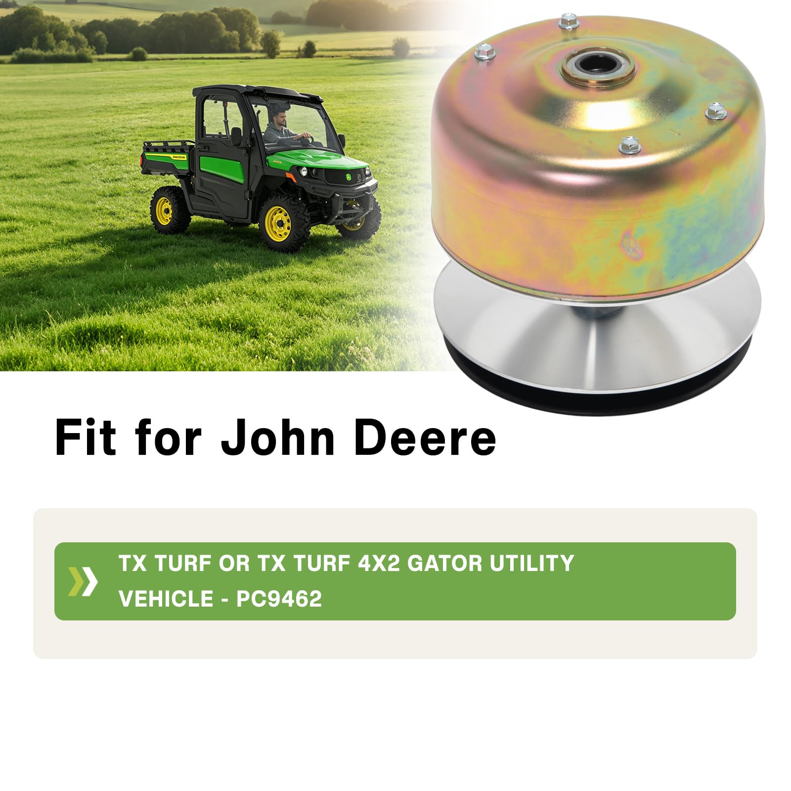 Frizione primaria per John Deere TX Turf o TX Turf 4X2 Gator, sostituisce AM137898 AM138536 (Sub per AM133495 AM136510)