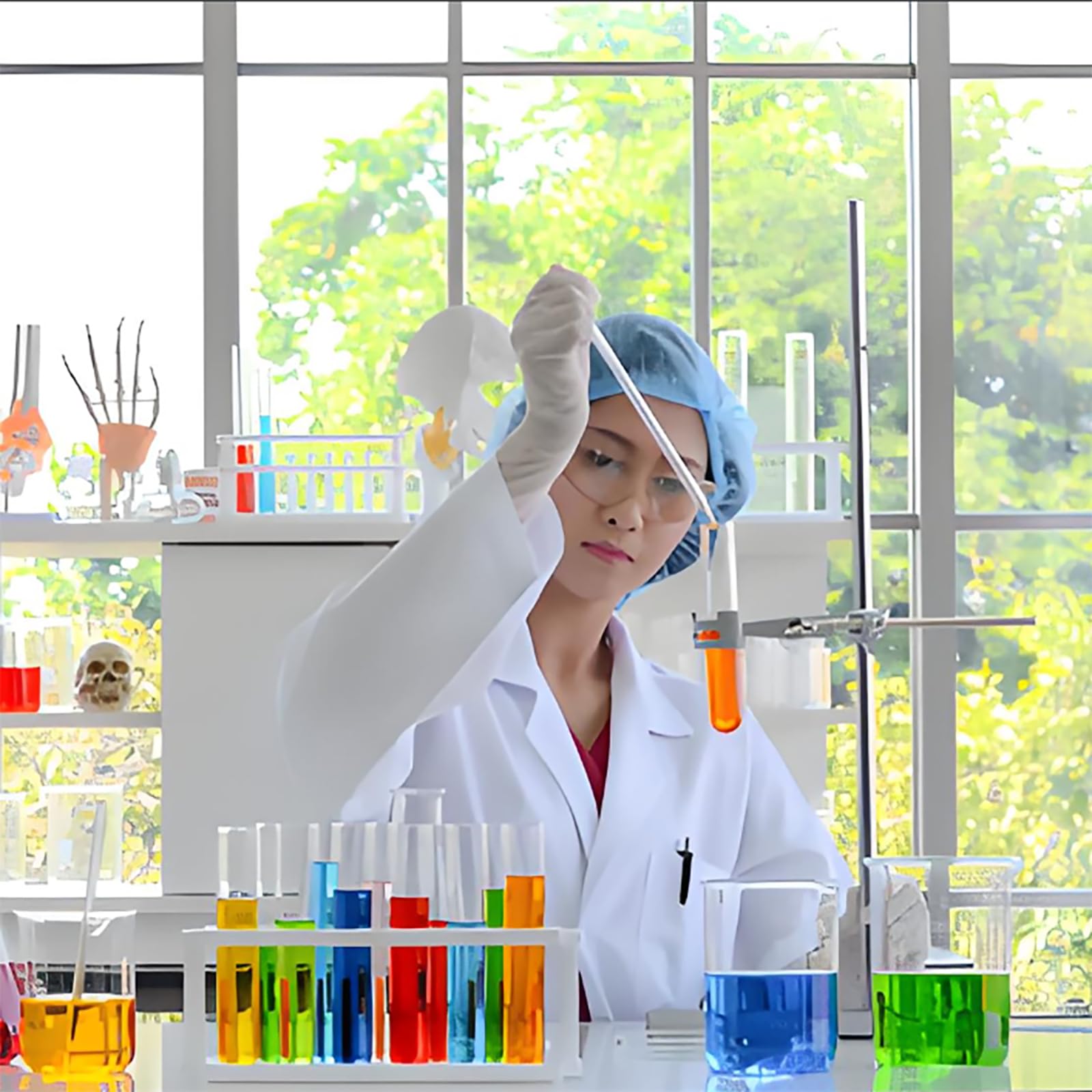 100 bulbos cuentagotas de látex para pipeta laboratorio 2 ml