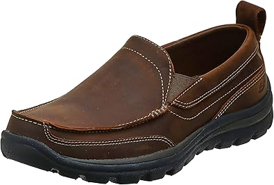 skechers memory foam mens loafers